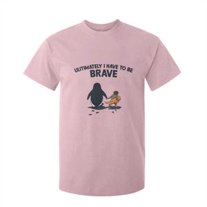 Punch Monkey And Nihilist Penguin Viral T Shirt For Kid Ultimately I Have To Be Brave TS14 Light Pink Print Your Wear