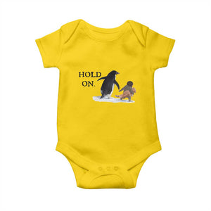 Baby Monkey Punch Viral Trend Baby Onesie Hold On TS14 Daisy Print Your Wear