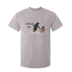 Baby Monkey Punch Viral Trend T Shirt For Kid Hold On TS14 Ice Gray Print Your Wear