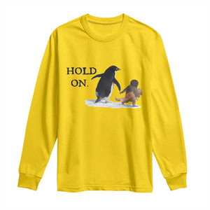 Baby Monkey Punch Viral Trend Long Sleeve Shirt Hold On TS14 Daisy Print Your Wear