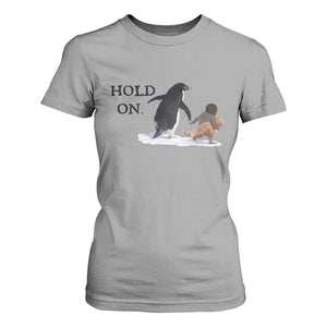 Baby Monkey Punch Viral Trend T Shirt For Women Hold On TS14 Sport Gray Print Your Wear
