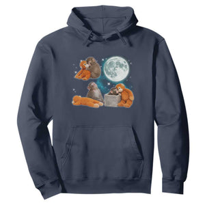 Baby Monkey Punch Hoodie Team Punch Monkey Viral Trend TS14 Navy Print Your Wear