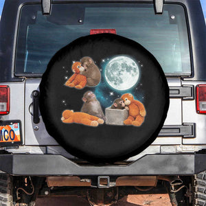 Baby Monkey Punch Spare Tire Cover Team Punch Monkey Viral Trend TS14 No hole Black Print Your Wear
