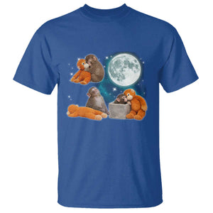 Baby Monkey Punch T Shirt Team Punch Monkey Viral Trend TS14 Royal Blue Print Your Wear
