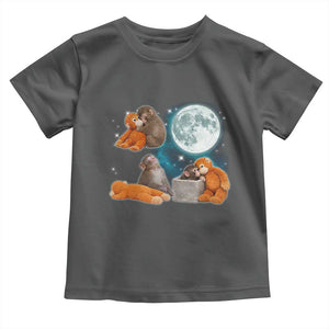 Baby Monkey Punch Toddler T Shirt Team Punch Monkey Viral Trend TS14 Dark Heather Print Your Wear