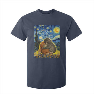 Punch Monkey Starry Night Viral Trend T Shirt For Kid TS14 Navy Print Your Wear