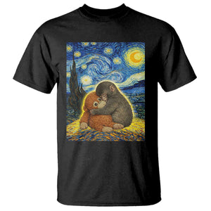 Punch Monkey Starry Night Viral Trend T Shirt TS14 Black Print Your Wear