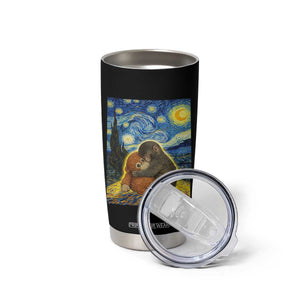 Punch Monkey Starry Night Viral Trend Tumbler Cup TS14 Print Your Wear