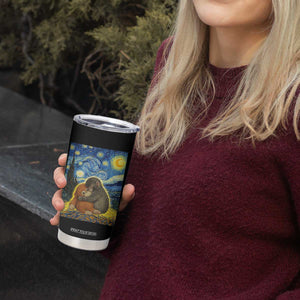 Punch Monkey Starry Night Viral Trend Tumbler Cup TS14 Print Your Wear