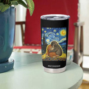 Punch Monkey Starry Night Viral Trend Tumbler Cup TS14 Print Your Wear