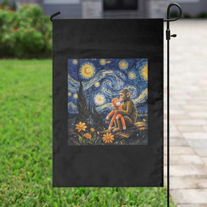 Baby Monkey Punch Starry Night Viral Trend Garden Flag TS14 Print Your Wear