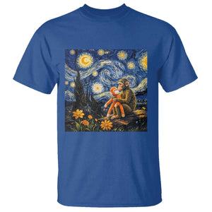Baby Monkey Punch Starry Night Viral Trend T Shirt TS14 Royal Blue Print Your Wear