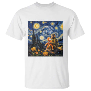 Baby Monkey Punch Starry Night Viral Trend T Shirt TS14 White Print Your Wear
