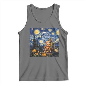 Baby Monkey Punch Starry Night Viral Trend Tank Top TS14 Black Heather Print Your Wear