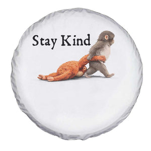 Punch The Monkey Meme Spare Tire Cover Stay Kind TS14 Print Your Wear