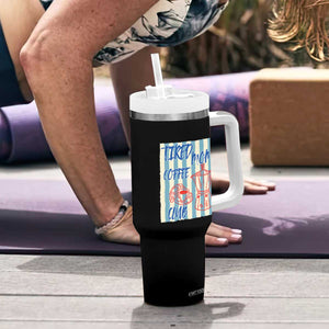 Tired Moms Coffee Club Tumbler With Handle Funny Mommy Mama Coffee Lover TS14 Print Your Wear