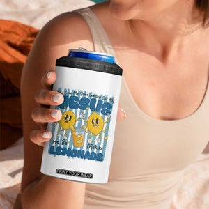Jesus Lemonade 4 in 1 Can Cooler Tumbler Life Gave Me Some Lemons TS14 Print Your Wear