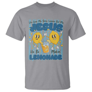 Jesus Lemonade T Shirt Life Gave Me Some Lemons TS14 Sport Gray Print Your Wear