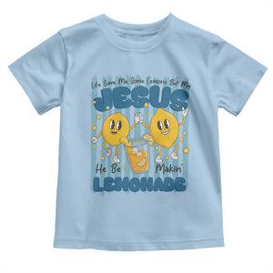 Jesus Lemonade Toddler T Shirt Life Gave Me Some Lemons TS14 Light Blue Print Your Wear