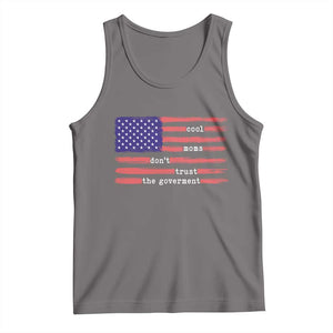 Cool Moms Don't Trust the Government Tank Top Patrioctic Mama Anti Government TS14 Deep Heather Print Your Wear
