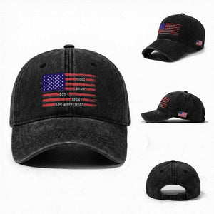 Cool Moms Don't Trust the Government Washed Cotton Baseball Cap Patrioctic Mama Anti Government TS14 Washed Cap Universal Fit Black Print Your Wear