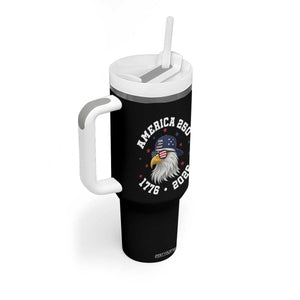 250 Years American Anniversary Tumbler With Handle Patriotic Bald Eagle Fourth of July TS14 Print Your Wear