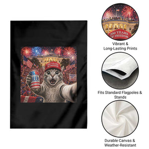 250 Years Of Freedom Garden Flag Funny Cat Selfie 4th of July Party TS14 Print Your Wear
