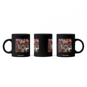 250 Years Of Freedom Coffee Mug Funny Cat Selfie 4th of July Party TS14 Print Your Wear