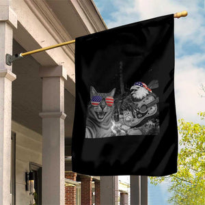 Funny Cat Selfie 4th of July Garden Flag Patriotic Eagle American Flag Gift TS14 Print Your Wear