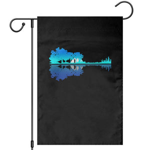 Guitar Lake Shadow Garden Flag Acoustic Guitarist Musician Nature Lover TS14 Black Print Your Wear
