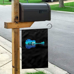 Guitar Lake Shadow Garden Flag Acoustic Guitarist Musician Nature Lover TS14 Print Your Wear