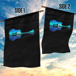 Guitar Lake Shadow Garden Flag Acoustic Guitarist Musician Nature Lover TS14 Print Your Wear