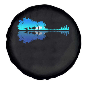 Guitar Lake Shadow Spare Tire Cover Acoustic Guitarist Musician Nature Lover TS14 Print Your Wear