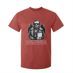 Funny Edgar Allan Poe T Shirt For Kid I Put The Lit In Literature TS14 Red Print Your Wear