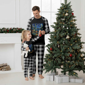 Desert Night Cactus Starry Night Arizona Stars Sky Nature Lover Gift Plaid Pajama Set