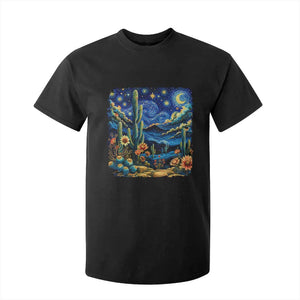 Desert Night Cactus Starry Night Arizona Stars Sky Nature Lover Gift T Shirt For Kid