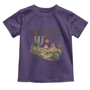 Arizona State Map Desert Landscape Cactus Southwest Toddler T Shirt