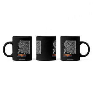 Arizona Map Phoenix Sedona Tucson Southwest Travel Coffee Mug