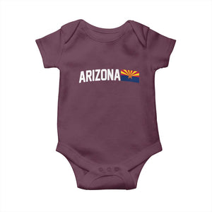 Vintage Arizona AZ State Flag Baby Onesie