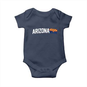 Vintage Arizona AZ State Flag Baby Onesie