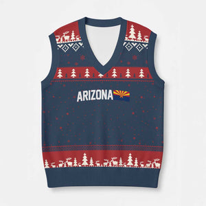 Vintage Arizona AZ State Flag V-Neck Knit Sweater Vest