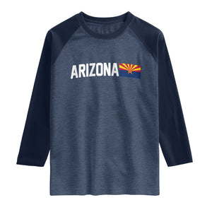 Vintage Arizona AZ State Flag Raglan Shirt