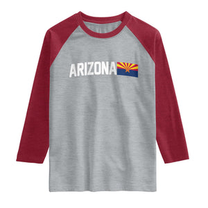 Vintage Arizona AZ State Flag Raglan Shirt