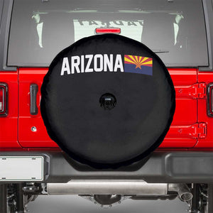 Vintage Arizona AZ State Flag Spare Tire Cover TS14 Black Print Your Wear