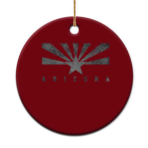 Arizona State Flag Pride Southwest Heritage Americana Ceramic Ornament