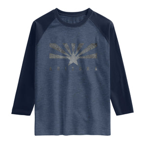 Arizona State Flag Pride Southwest Heritage Americana Raglan Shirt