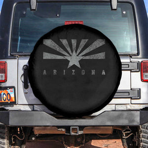 Arizona State Flag Pride Southwest Heritage Americana Spare Tire Cover TS14 No hole Black Print Your Wear