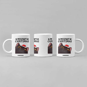 Funny Black Cat Christmas Coffee Mug Cute Kitty Xmas TS14 Print Your Wear