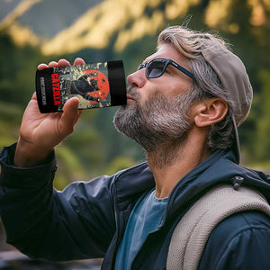 Catzilla Christmas 4 in 1 Can Cooler Tumbler Japanese Cat Lover Kitty TS14 Print Your Wear