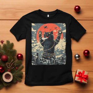 Japanese Cat Christmas T Shirt Funny Kitten Kitty Cat Lover TS14 Black Print Your Wear